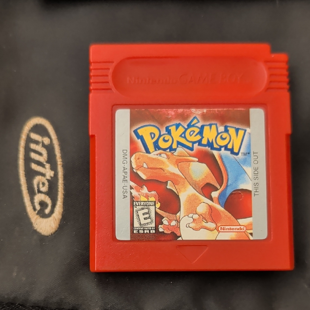 OG Nintendo Game Boy Red Pokémon Cartridge